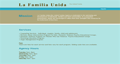 Desktop Screenshot of lafamiliaunida.org